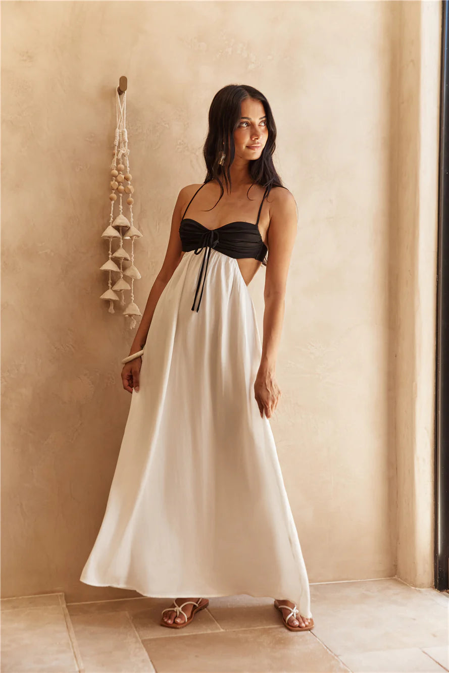 Sun kissed Sands Maxi Dress White
