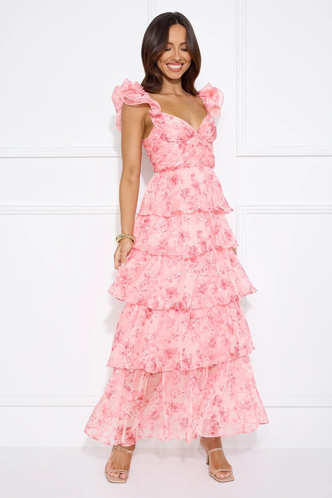 Sunbeam Soiree Maxi Dress Pink