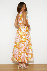 Vacation Mood Maxi Dress Orange