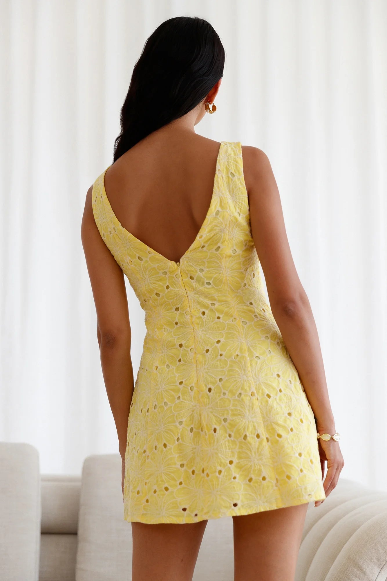 Summer Sway Mini Dress Yellow